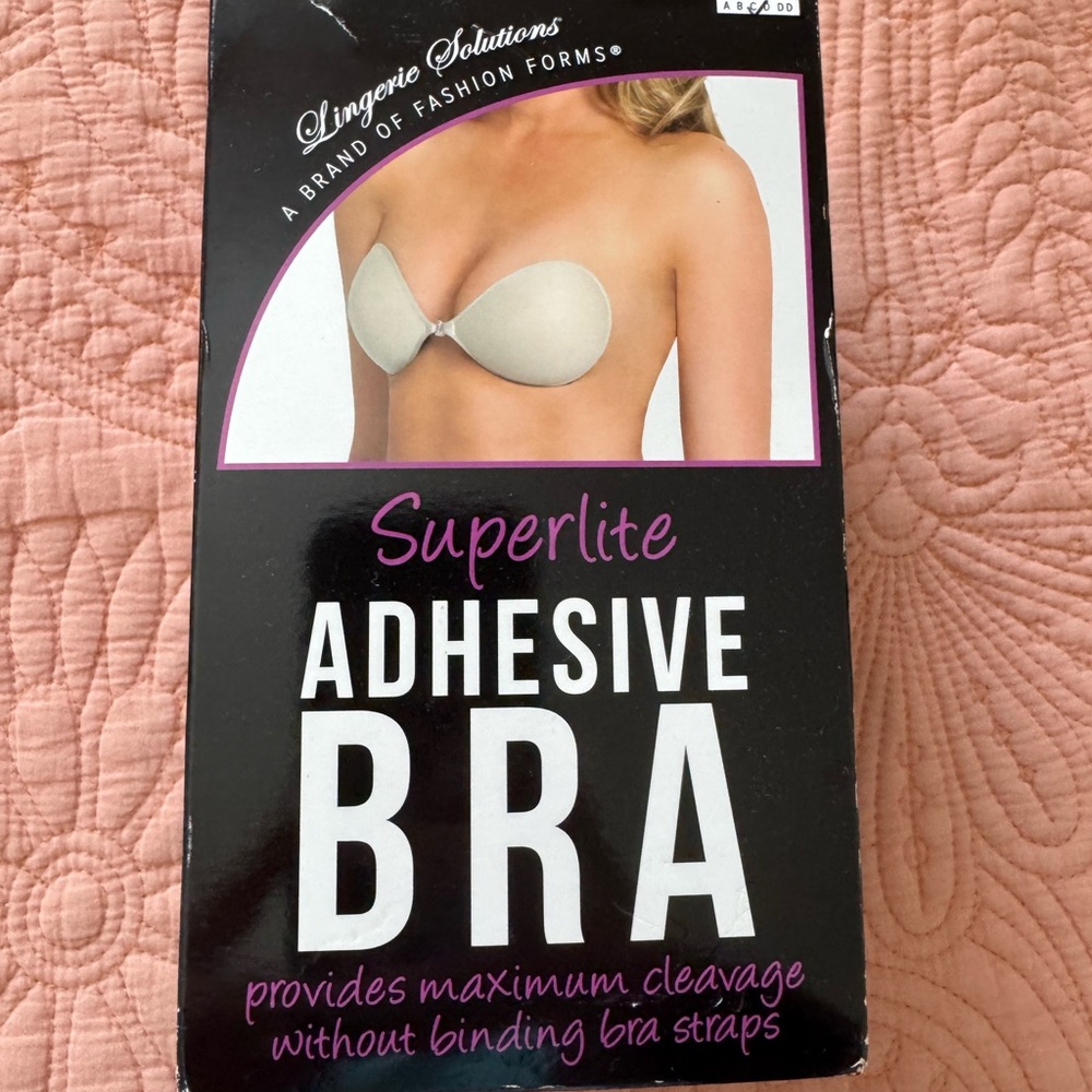 Superlite Adhesive Strapless Sticky Bra Nude Cup Size C